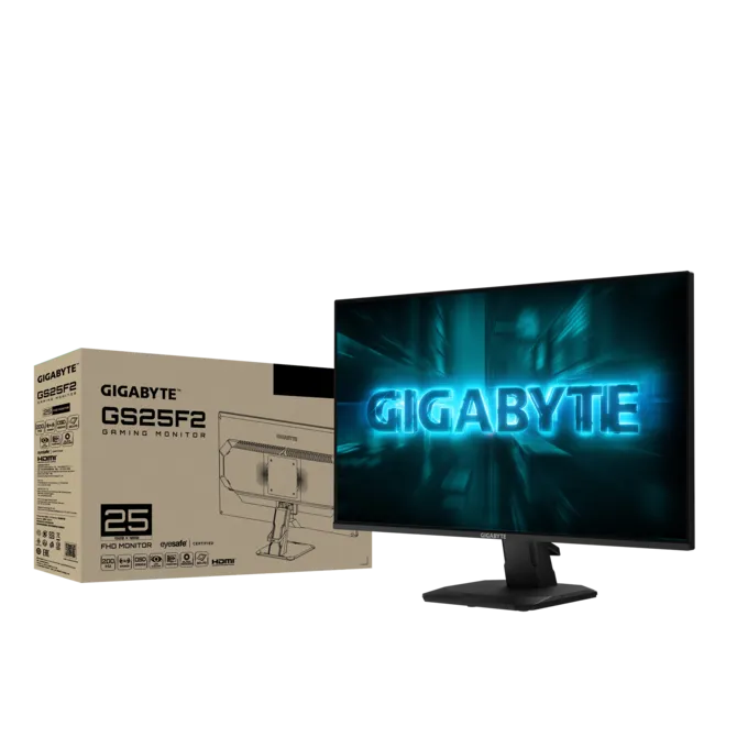 Monitor Gaming Gigabyte GS25F2A | 24.5", FHD, 180Hz, 1ms, FreeSync Premium