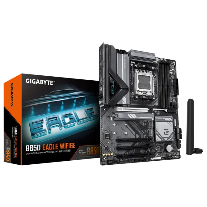 Tarjeta Madre Gigabyte B850 EAGLE WIFI | AM5, DDR5, PCIe 5.0, Wi-Fi 6E, ATX